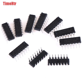 Set 10 chip cd4013be cd4013 dual d-type ic dip-14