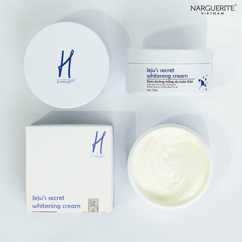 KEM BODY DƯỠNG TRẮNG TOÀN THÂN JEJU'S SECRET WHITENING CREAM H NARGUERITE