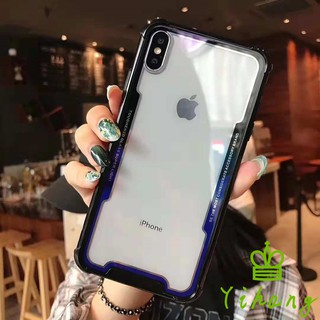 iPhone XS Max XR Tempered Glass Hard Back Case