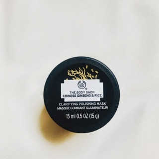 Mặt nạ tẩy tế bào chết The body shop Chinese Ginseng & Rice 15ml