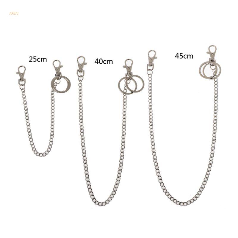 Set 3 dây chuỗi thắt lưng quần jean có móc ví tôm hùm chống mất