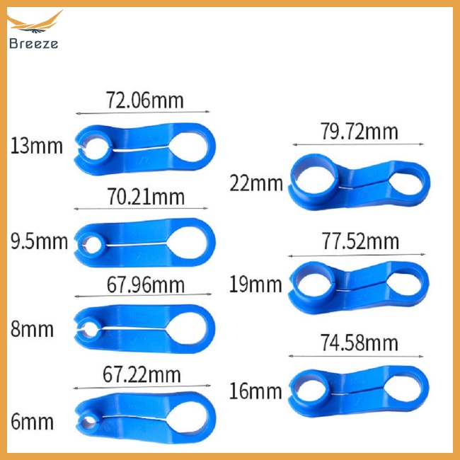 Bộ 7 Dụng Cụ Tháo Gỡ Đường Ống Dẫn Nhiên Liệu Xe Hơi Nhiều Kích Cỡ Tiện Dụng