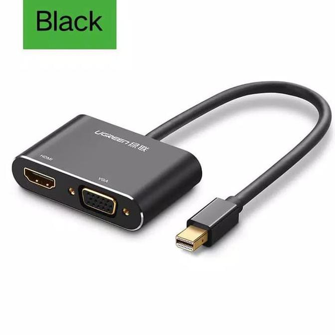Bộ Chuyển Đổi Thunderbolt Mini Sang Hdmi & Vga 2 Trong 1 Oiha X Ugreen Đen | BigBuy360 - bigbuy360.vn