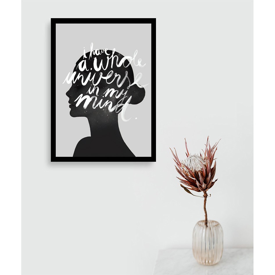 Khung Ảnh Khung Tranh Treo Tường Mặt Kính Chất Lượng Cao Decor Phòng Ngủ Phòng Khách Phong Cách Hàn Quốc