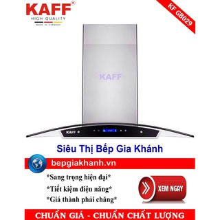 Máy hút khói khử mùi kính cong Kaff KF GB029