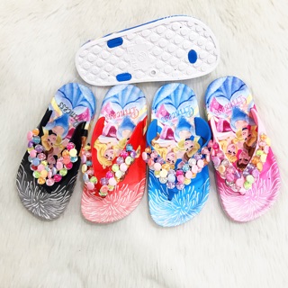 Dép bé gái hình công chúa đính hạt