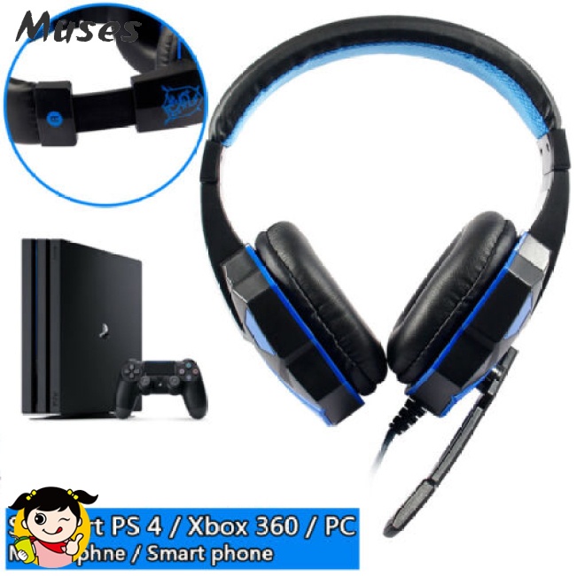 Tai Nghe Chơi Game Có Dây Dành Cho PS4 Xbox One Nintend Switch iPad PC