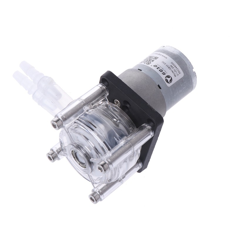 Máy bơm hút chân không nhu động cỡ lớn phân tích nước bể cá DC 12/24V