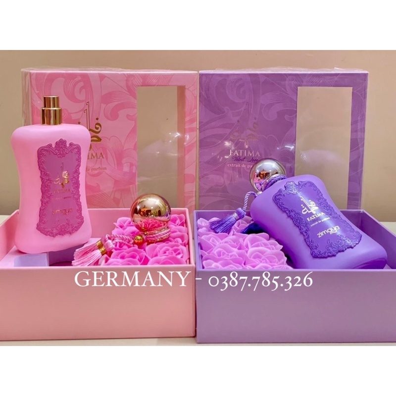 Nước hoa Dubai Fatima velvet rose cao cấp phiên bản quà tặng