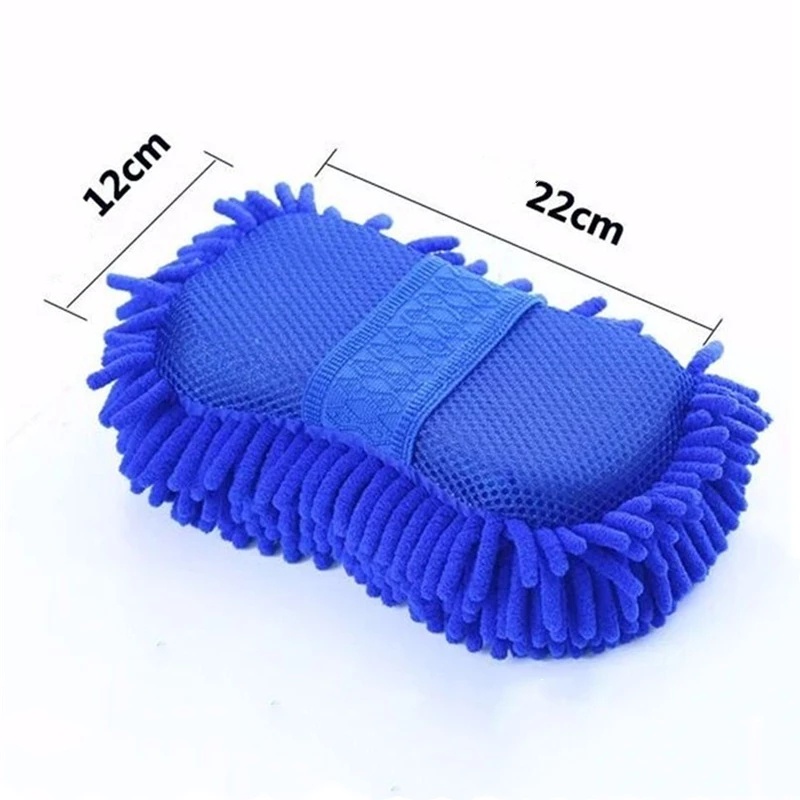 Miếng Bọt Biển Lông Cừu San Hô Siêu Mềm Mại Chống Trầy Xước Có Dây Đeo Cố Định Đa Ứng Dụng