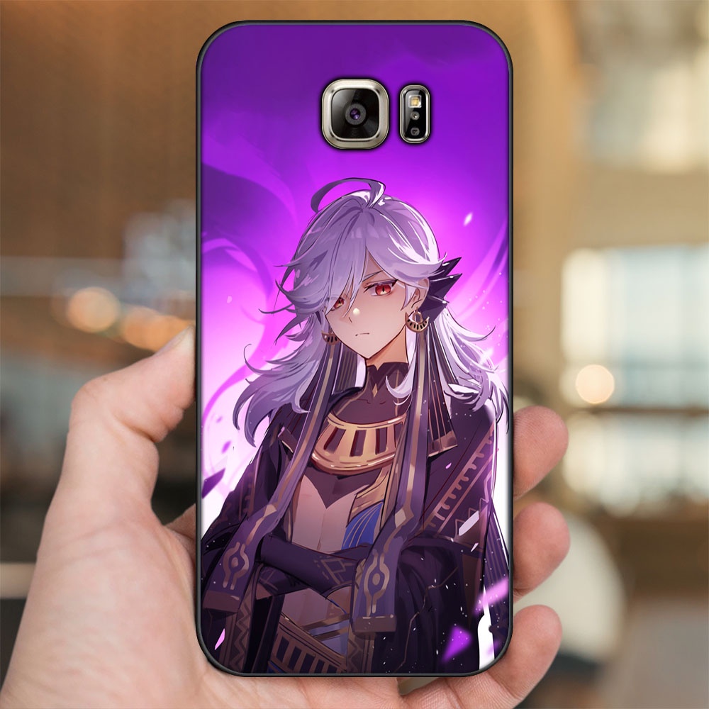 Ốp lưng Samsung Note 5 viền đen in hình Cyno Genshin Impact