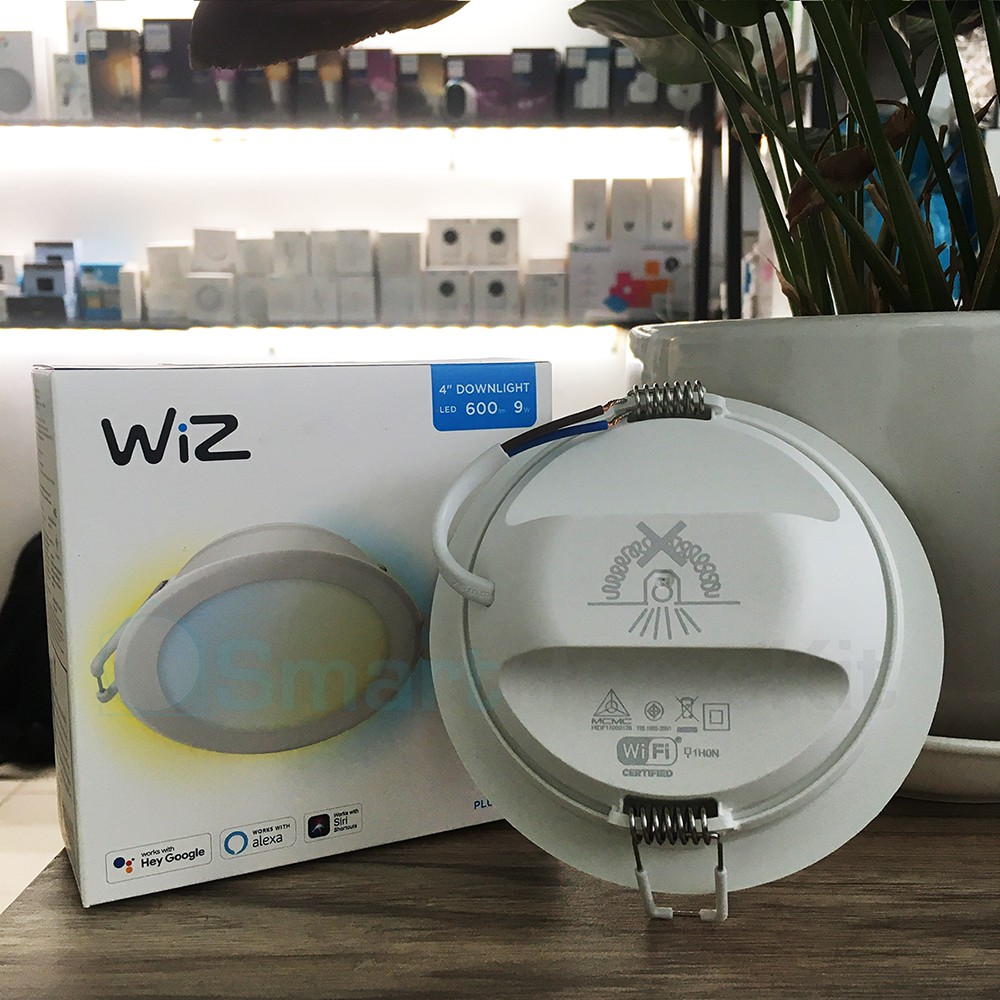 Đèn LED âm trần WiZ Tunable White Downlight 9W - Ánh Sáng Vàng Trắng, kết nối WiFi