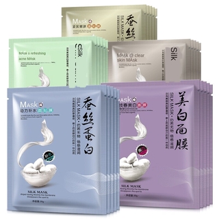 Mặt Nạ Lụa Protein Dưỡng Ẩm Nhẹ Chăm Sóc Và Làm Sáng Da