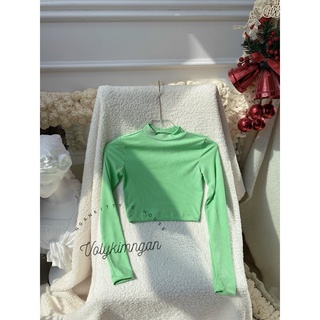Áo croptop cổ trụ TD