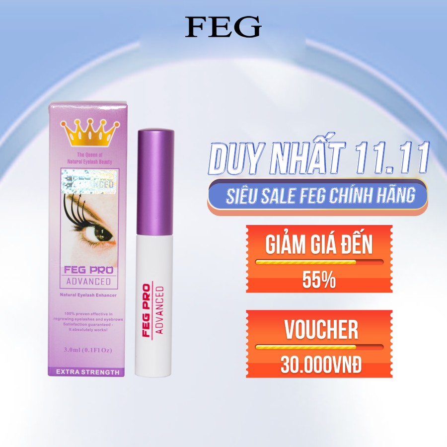 FEG Eyelash Pro Advanced_Dưỡng mi FEG phục hồi mi hư tổn-dưỡng mi ngăn giảm gãy rụng mi-giúp mi chắc khỏe