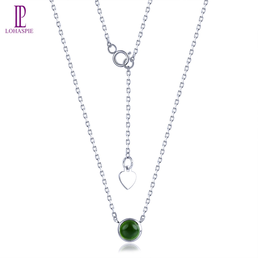 Lohaspie Mặt Vòng cổ Bằng Bạc 925 Đính Đá Tự Nhiên Dành Cho Nữ