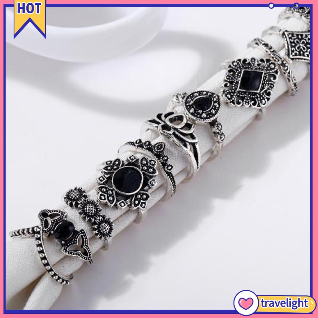 Set 15 Nhẫn Nữ Thời Trang Vintage
