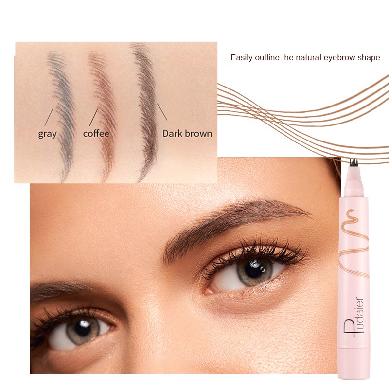 (Hàng Mới Về) Bút Kẻ Lông Mày Dạng Lỏng Ba Chiều Không Thấm Nước Và Mồ Hôi | BigBuy360 - bigbuy360.vn