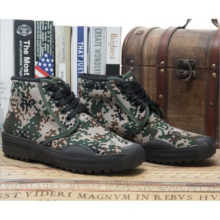 Giày Leo Núi Đi Rừng Đi Phượt, Giày Chiến Thuật Đế Cao Su Chống Trượt