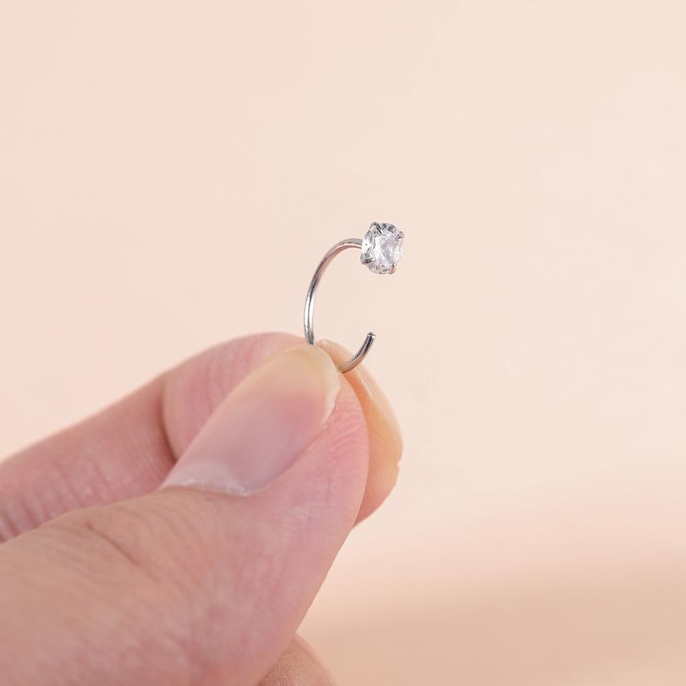 1 Đôi Bông Tai Bạc Sterling 925 Hình Hoa Bướm Mặt Trăng Trái Tim 20G