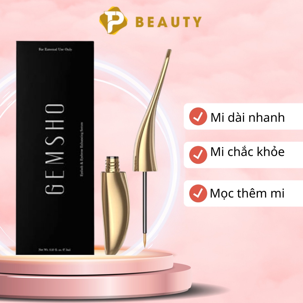 Serum Dưỡng Dài Mi GEMSHO Eyelash & Eyebrown Multi-Active 3ml