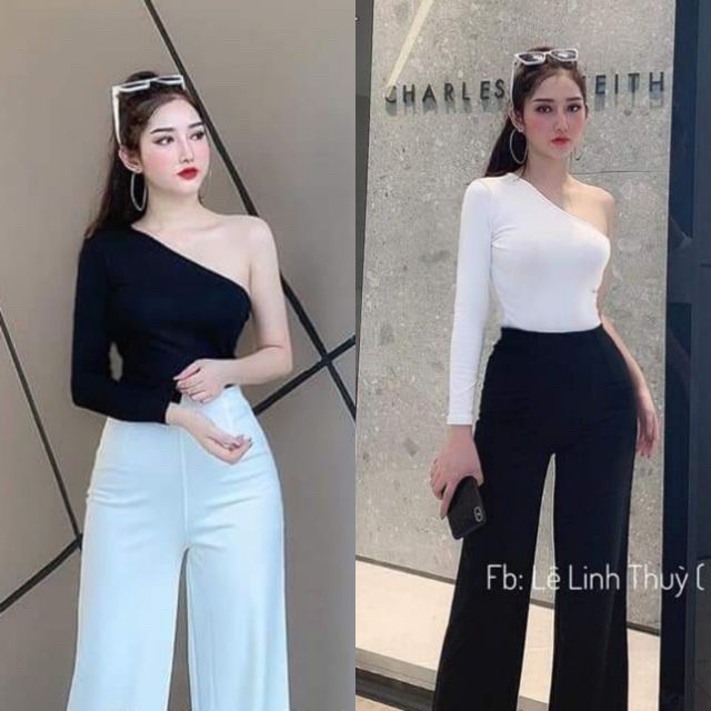 [ Mã WASTAPR giảm 10K đơn 50K] Áo lệch vai dài tay siêu hót | BigBuy360 - bigbuy360.vn