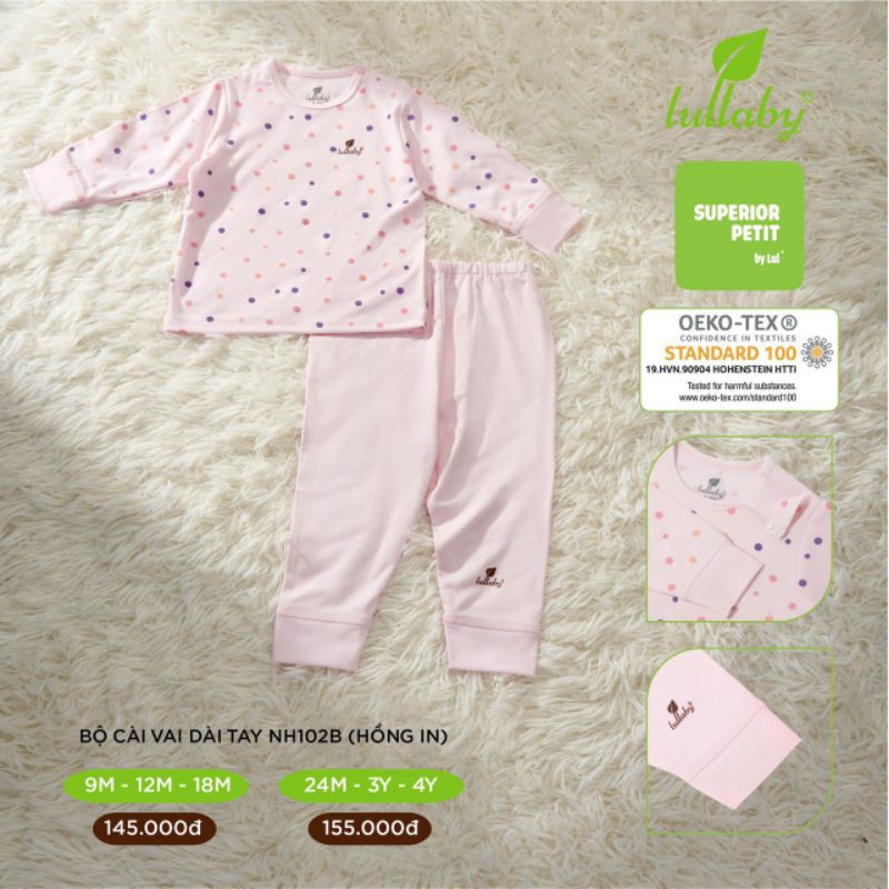 Bộ petit cài vai Lullaby bé trai, bé gái
