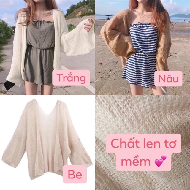 Áo cardigan quốc dân siêu hot👉khách lấy màu Nâu ib hoặc ghi chú | BigBuy360 - bigbuy360.vn