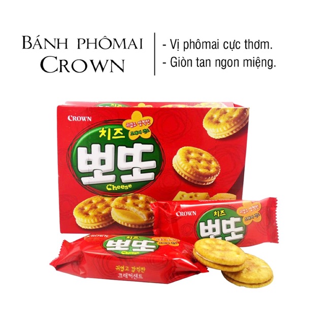 Bánh Crown phô mai