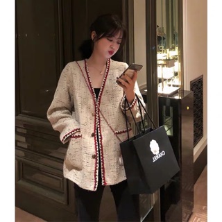 Sẵn S size khác Oder dạ tweed kèm ảnh thật