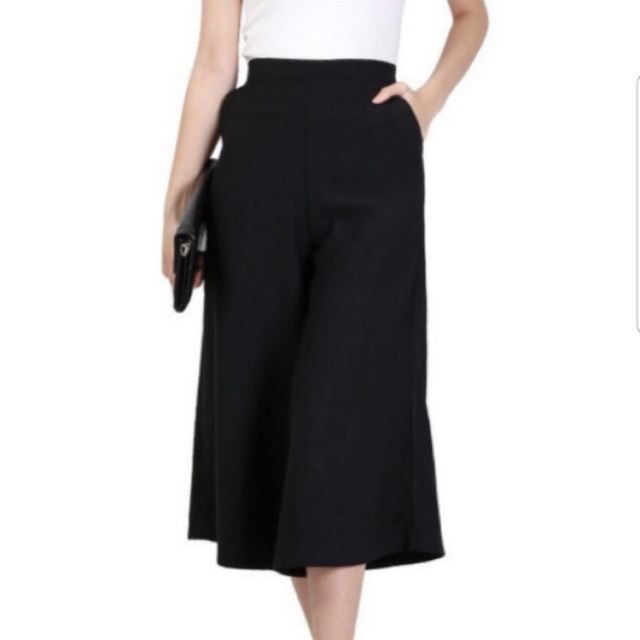 ZERASY - Quần Culottes ống rộng nhiều Màu Cá Tính dành cho nữ.