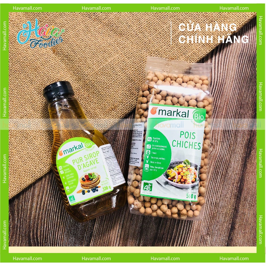 [HÀNG CHÍNH HÃNG] Đậu Gà Hữu Cơ Markal 500gr – Organic Chickpeas