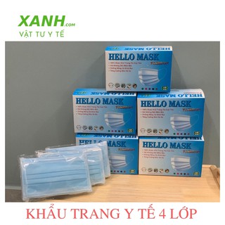 Khẩu trang y tế hello mask 4 lớp
