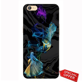 Ốp lưng Oppo A71- nhựa dẻo Silicone in hình Betta Fish