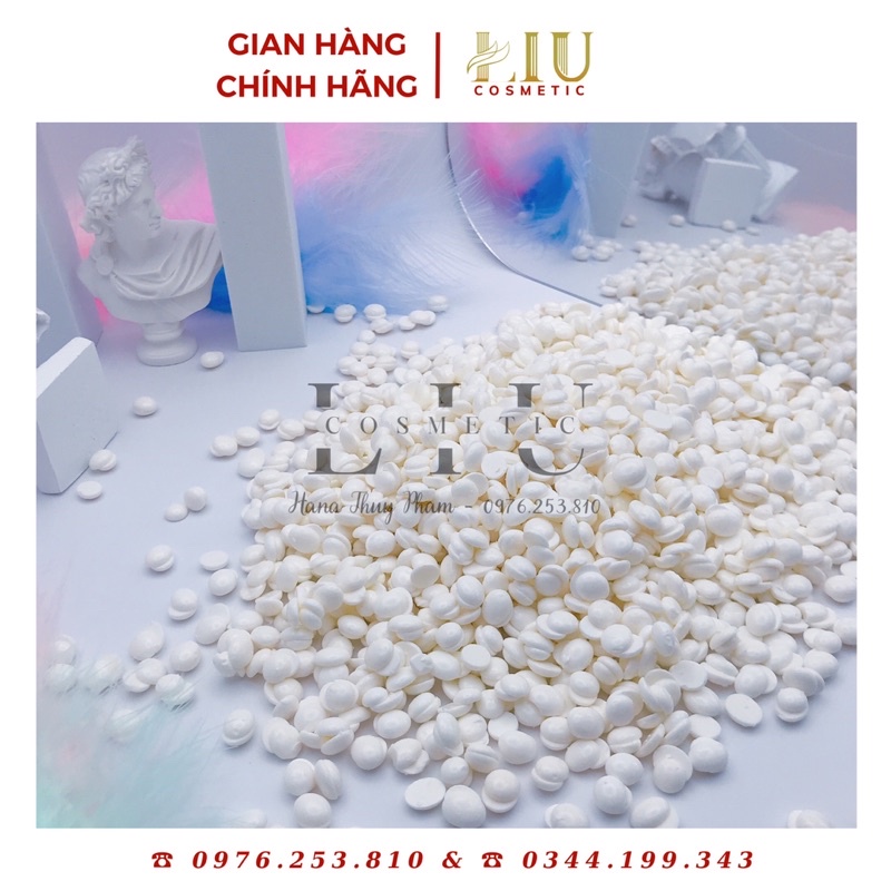 [FREE SHIP] 100GR SÁP WAX LÔNG LIU WAXING - SÁP NÓNG HẠT ĐẬU (HARD WAX  BEANS) Nhập khẩu cao cấp