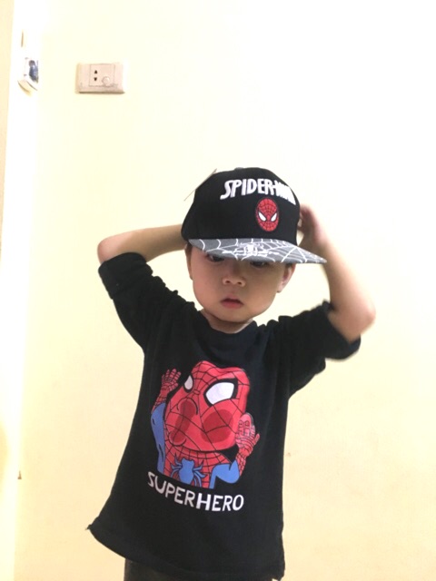 Mũ siêu nhân nhện cho bé trai  2-6 tuổi