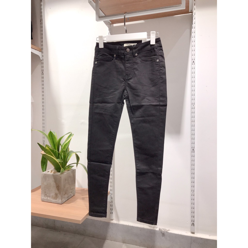 Quần jeans skinny đen trơn ORC - CN43