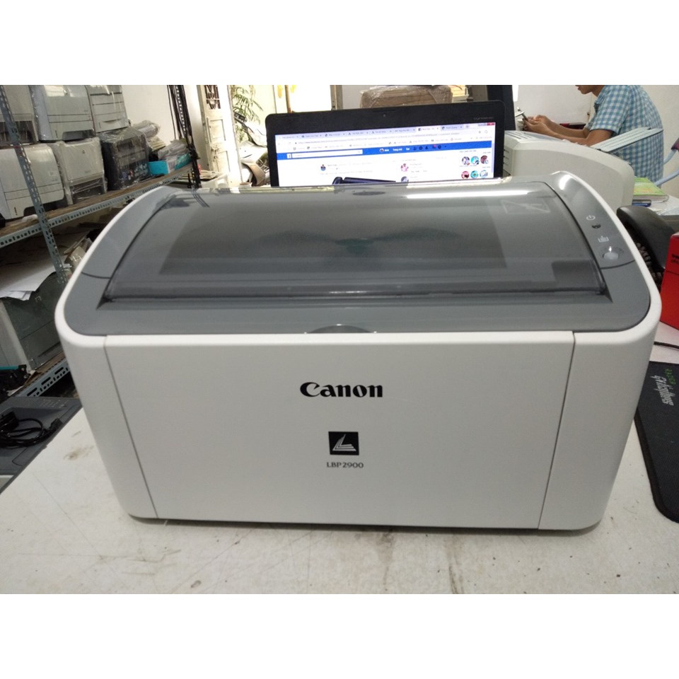 Máy in canon LBP 2900. Cũ còn mới 90%. máy lắp sẵn hộp mực mới phụ kiện đầy đủ