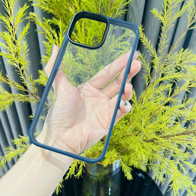ốp lưng Likgus simple But Unique lưng trong viền màu camera có gờ nhô cao