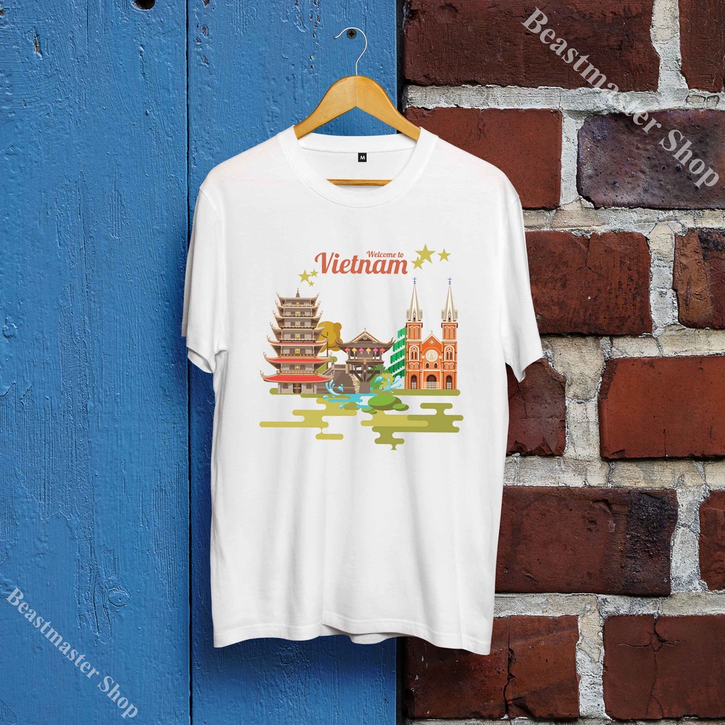 Áo Unisex Văn Hóa - Du Lịch Việt Nam - Áo Unisex hình ảnh Việt Nam - Địa danh Việt Nam - U10VIN035