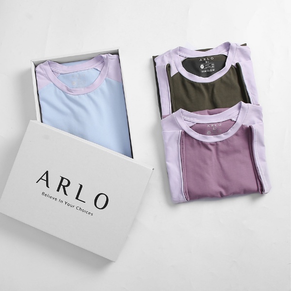 Áo thun tay ngắn ARLO mã POV phối vai chất liệu cotton bông | BigBuy360 - bigbuy360.vn
