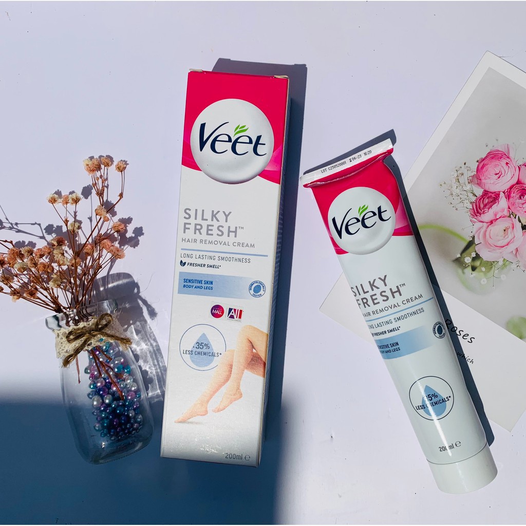 Kem tẩy lông Veet Hair Removal Cream 100ml huyền phi tẩy lông chân tay nách vùng kín không gây đau rát - La La Cosmetic