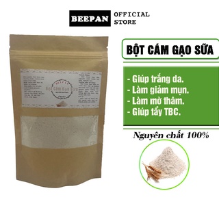 Bột cám gạo sữa nguyên chất - beepan - bột đắp mặt trắng da mờ thâm mụn