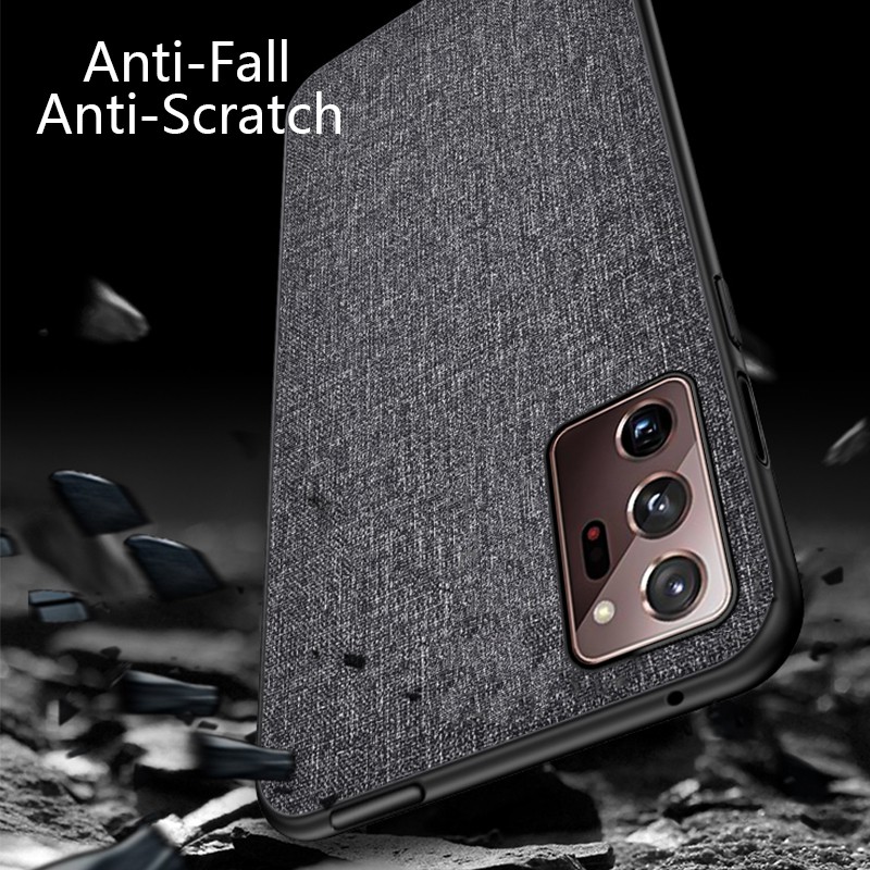 For Samsung Galaxy Note 20/20 Ultra Fabric Case Full Cover Stylish Canvas Hard Cases | BigBuy360 - bigbuy360.vn