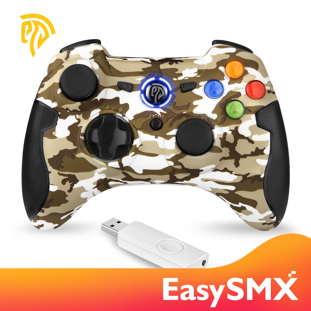 Bộ Điều Khiển Từ Xa Không Dây Easysmx Esm-9013 2.4g Cho Ps3 / Android Phone / Window Pc (Màu Vàng)