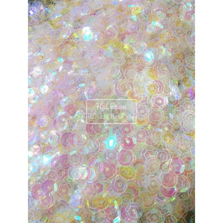 Kim sa(Sequin) thiếc lõm 5mm trang trí áo váy gói 100gram Sequin các màu