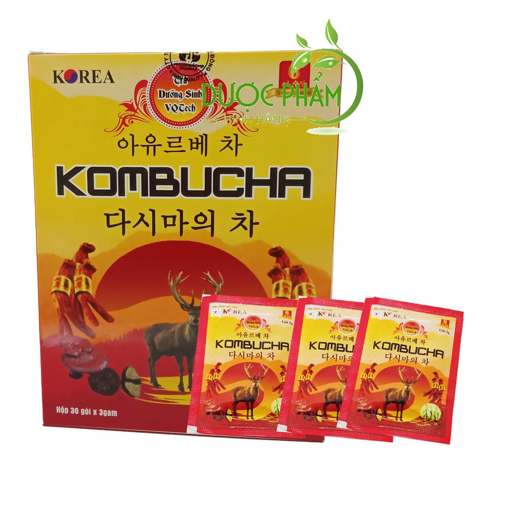 [Mã GROSALE giảm 10% đơn 150K] Trà dưỡng sinh KOMBUCHA ( hộp 30 gói)