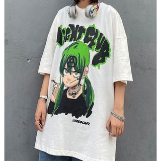 Áo thun, áo phông tay lỡ form rộng oversize anime hoạt hình NIGHT CLUB M507 DH KL SHOP HP SHOP 5tingSHOP