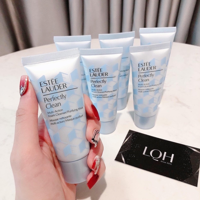 Sữa rửa mặt Estee Lauder kiêm mặt nạ Perfectly Clean Multi-Action Foam Cleanser/Purifying Mask 30ml