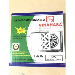 GA THOÁT SÀN VINAHASA INOX 304 NGĂN MÙI TỰ ĐỘNG LỌC RÁC HAI LẦN